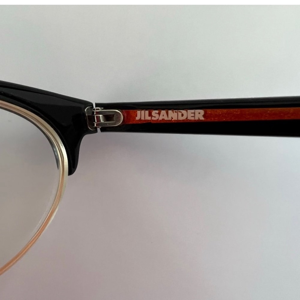 JIL SANDER J.205 2321 Dark Orange Brown Eyeglasses Glasses Frame 50 14 145